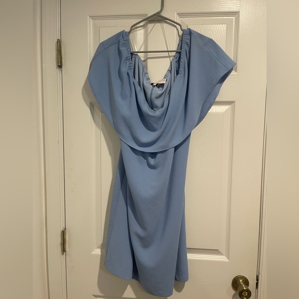 Off the shoulder mini dress